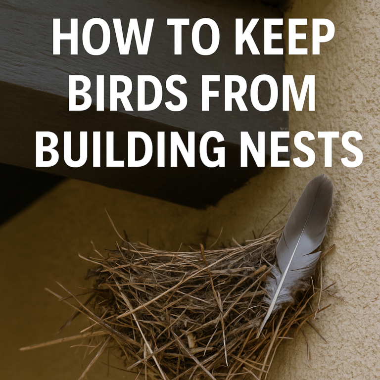 How to Keep Birds from Building Nests